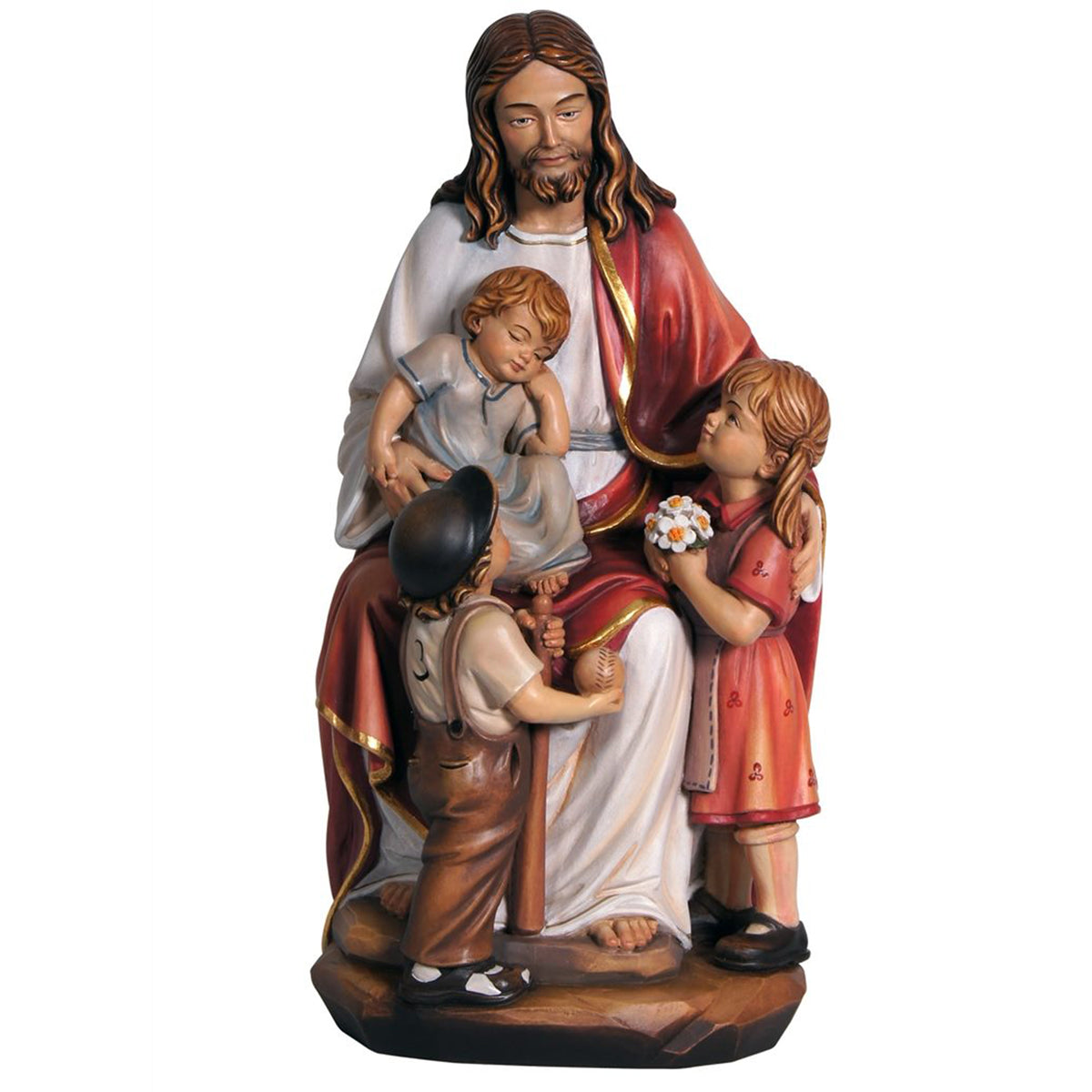 Jesus with the Children Statue