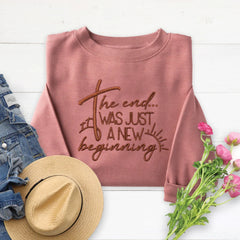 [Faith Deal] Embroidered New Beginnings Sweatshirt