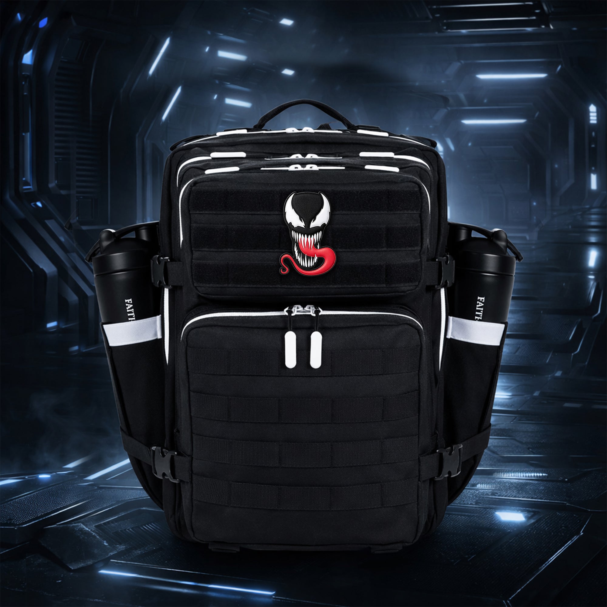 Hero Patch EDC Performance Backpack 35L / 45L - Black White