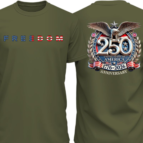 Men's Freedom 250 Years Anniversary T-Shirt