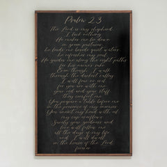 Psalm 23 | Framed Wooden Art