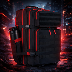 Hero Patch EDC Performance Backpack 35L / 45L - Black Red