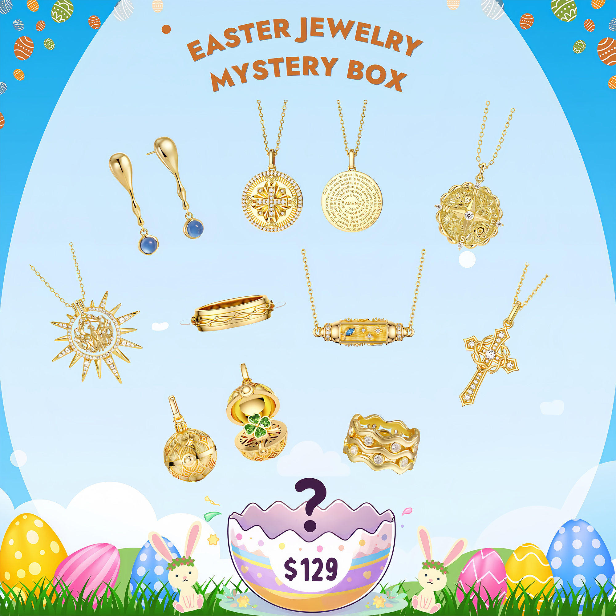 🎁Easter Jewelry Mystery Box – Worth Up to $300
