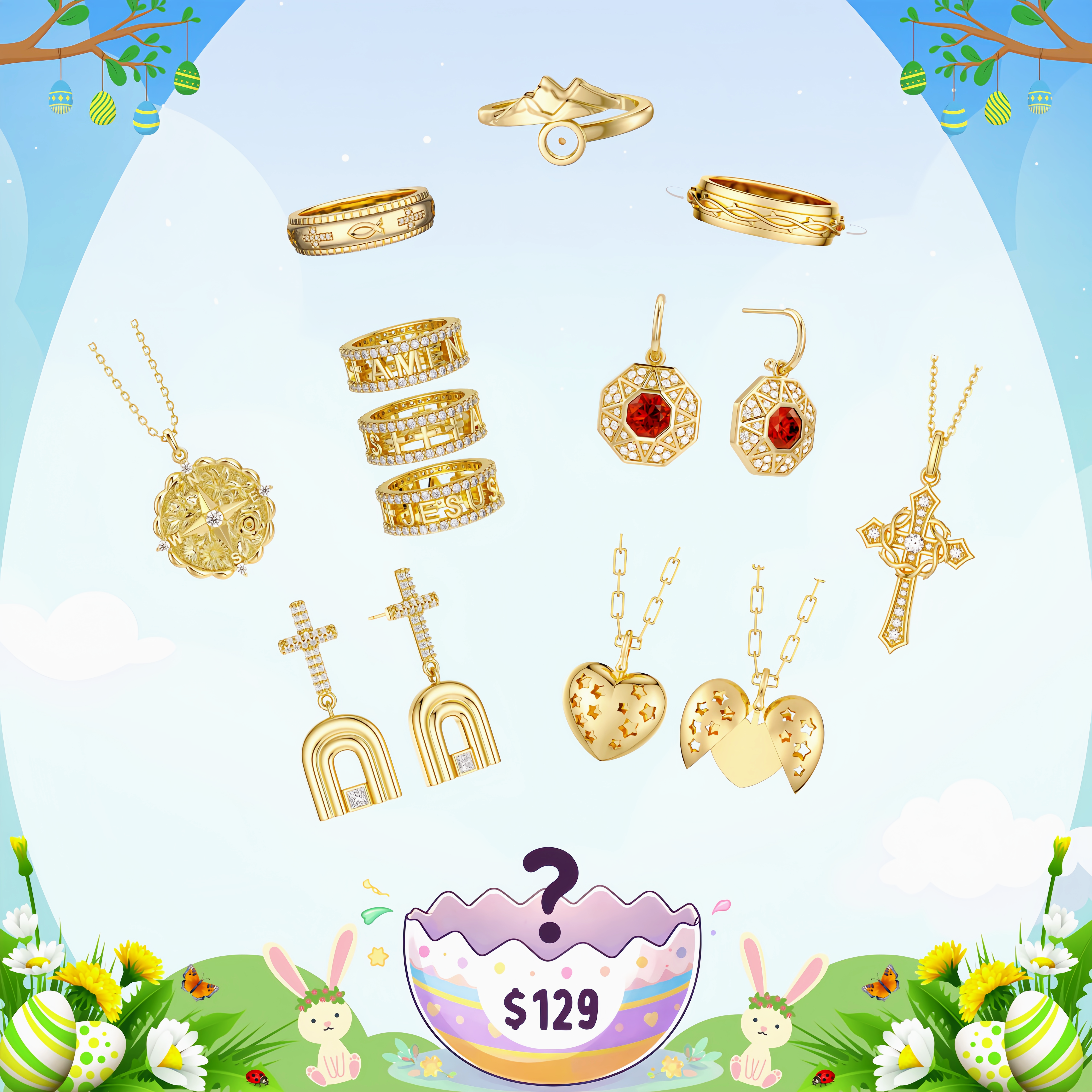 🎁Easter Jewelry Mystery Box – Worth Up to $300