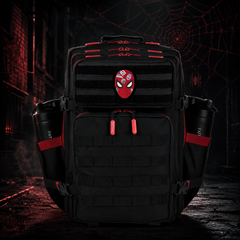 SM Hero Patch EDC Performance Backpack 35L / 45L - Black Red