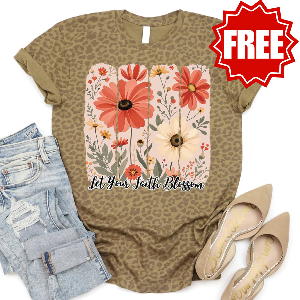 Let Your Faith Blossom Tee