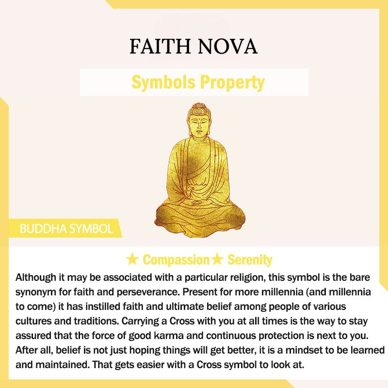 Faith Nova Tibetan Lightning Strike Wood Bracelet Lotus Buddha Mala