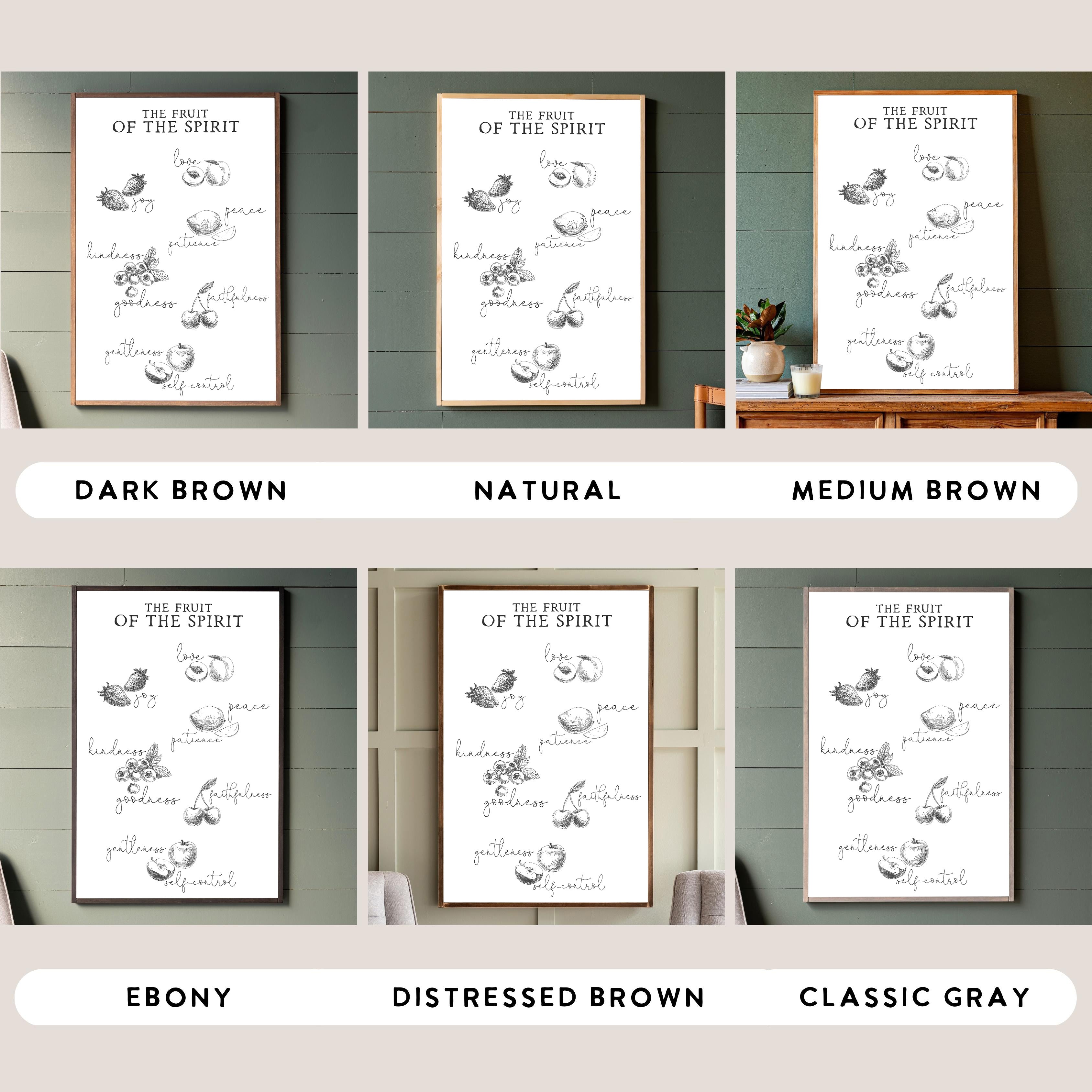 Fruit Of The Spirit | Framed Wooden Art