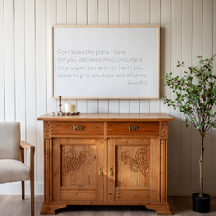 For I Know The Plans | Framed Wooden Art - Horizontal