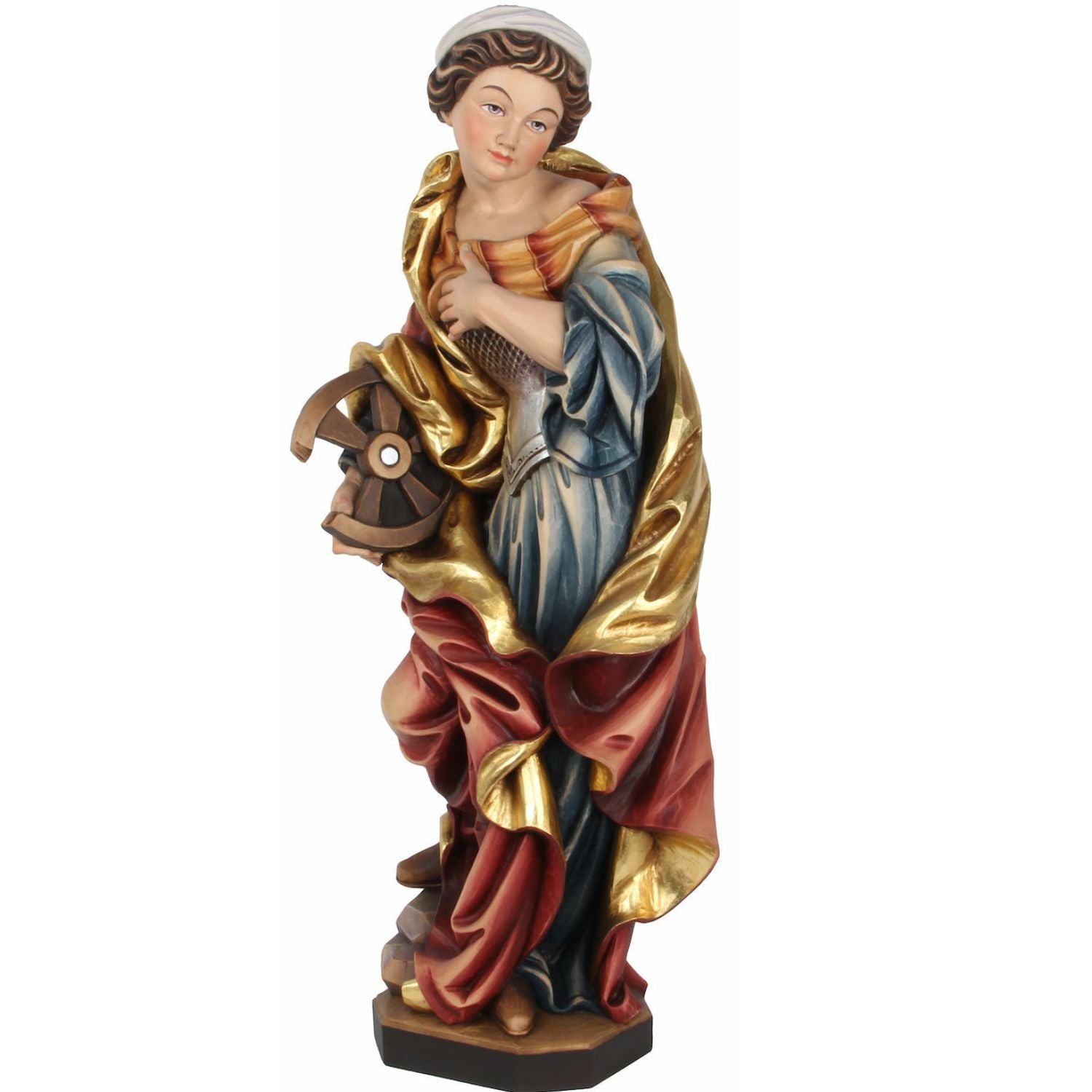 Saint Catherine of Alexandria Figurine 12" One Available Ready to Ship