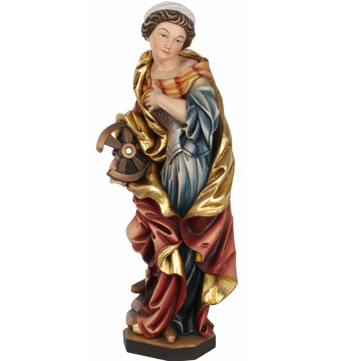 Saint Catherine of Alexandria Figurine 12" One Available Ready to Ship
