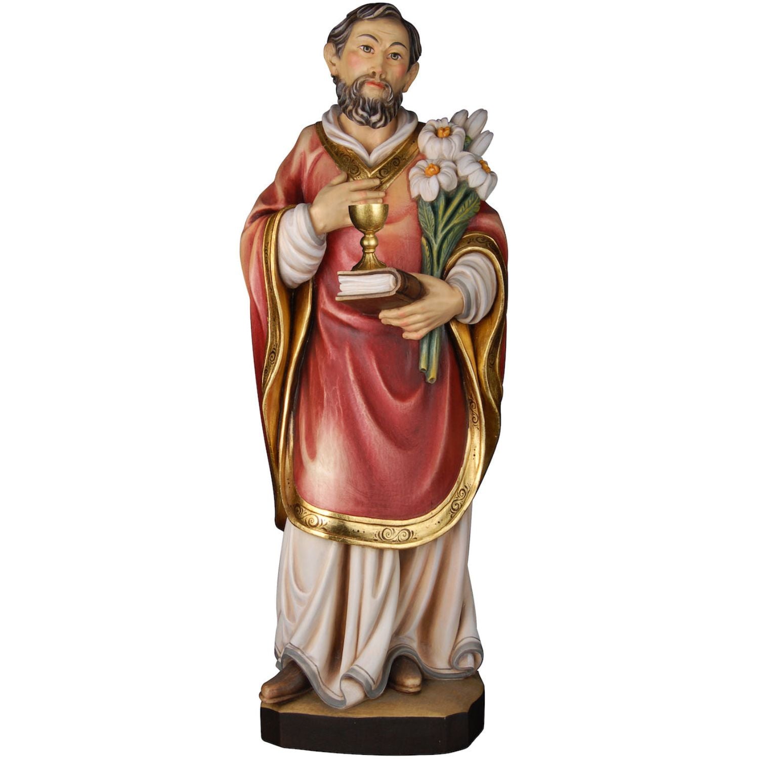 Saint Florinus with Calyx Figurine