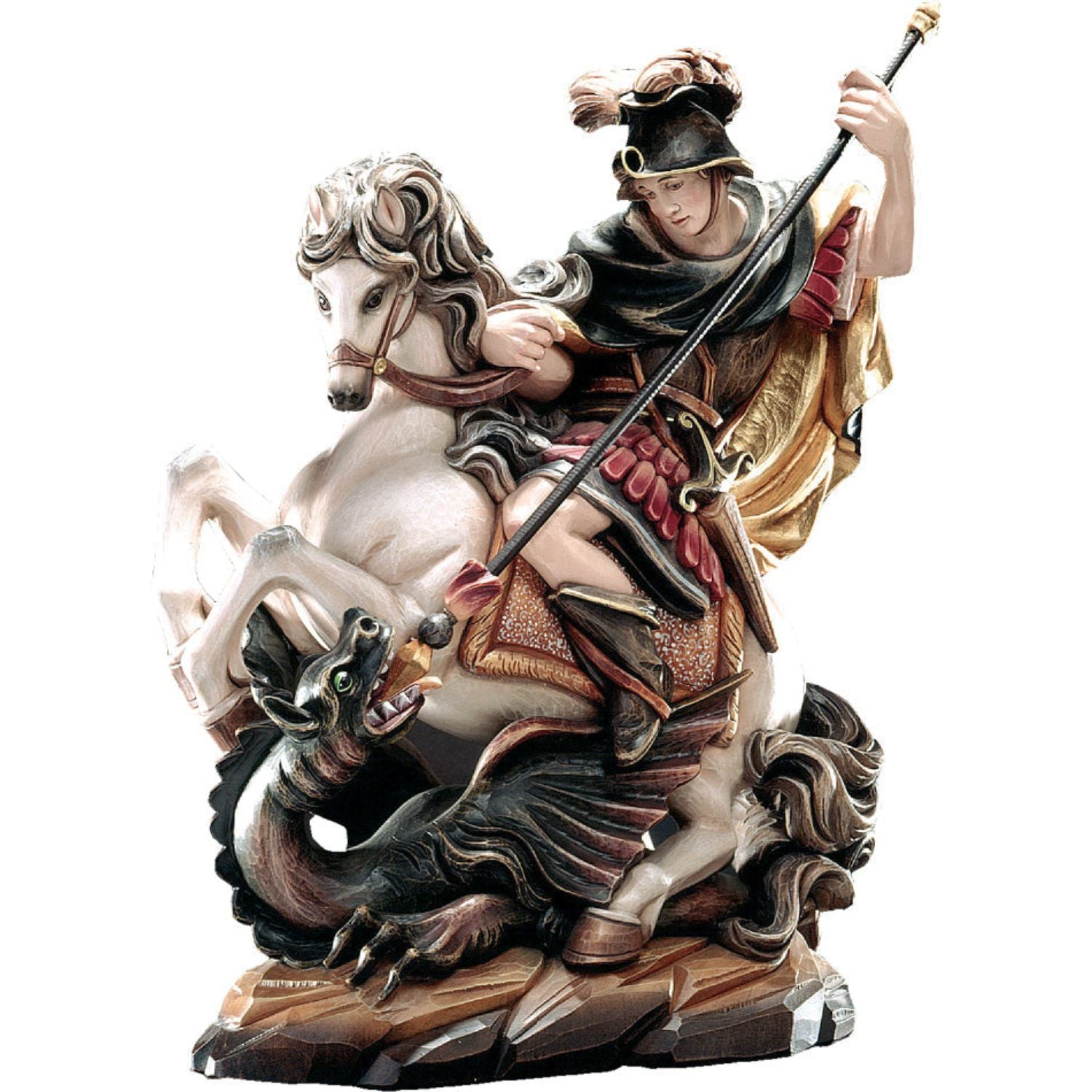 Saint George On A Horse Figurine