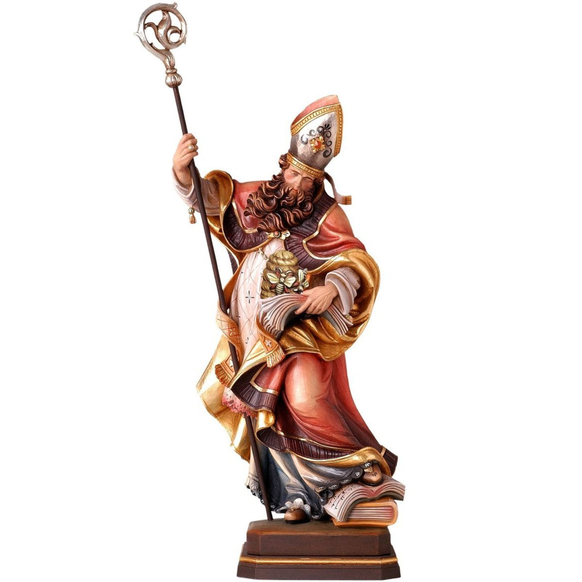 Saint Ambrose with Bee Hive Statue