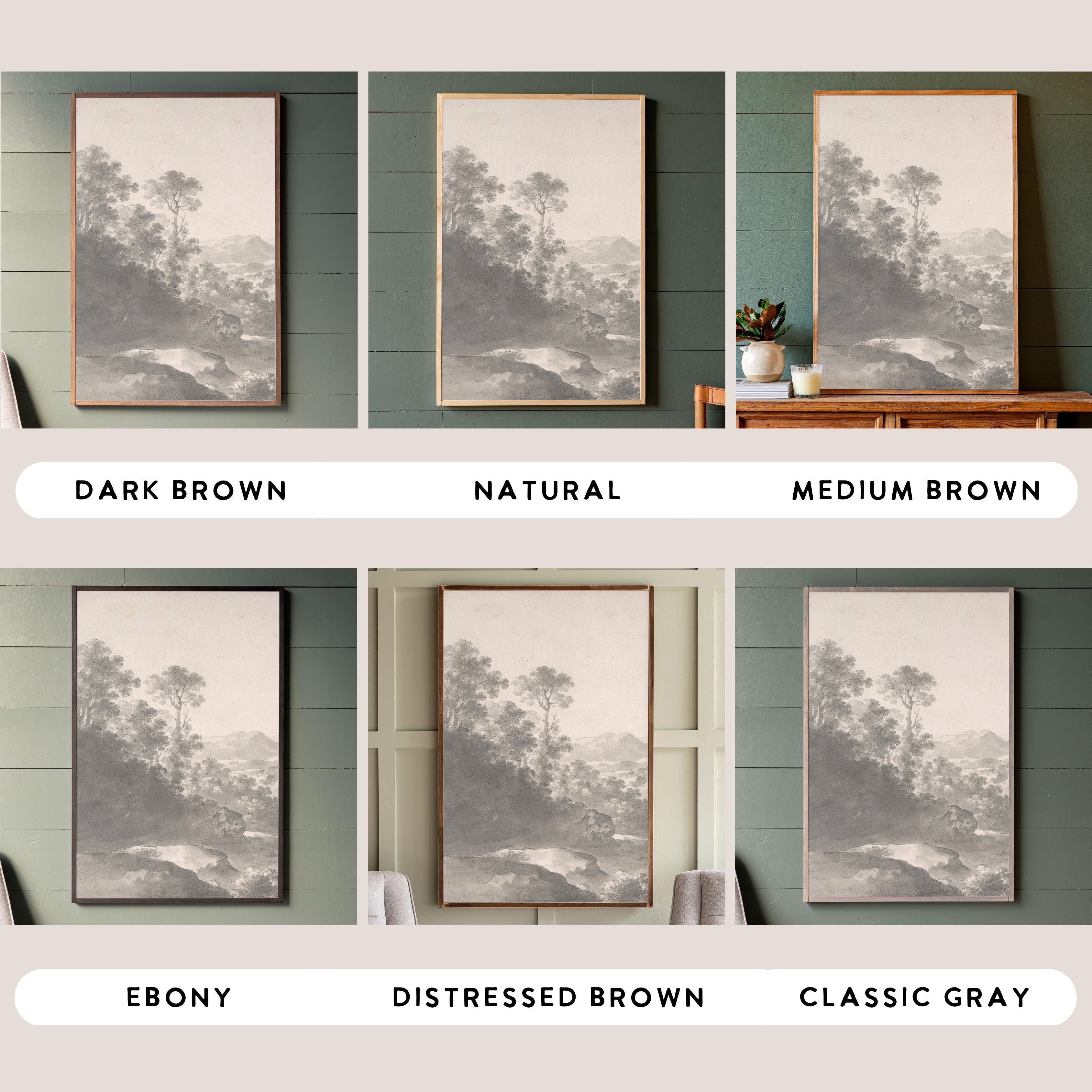 Black and White Art | Framed Wooden Art