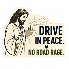 Drive In Peace. No Road Rage. Adhesive-Free Magnetic Design, Suitable for Car Doors & Trunks