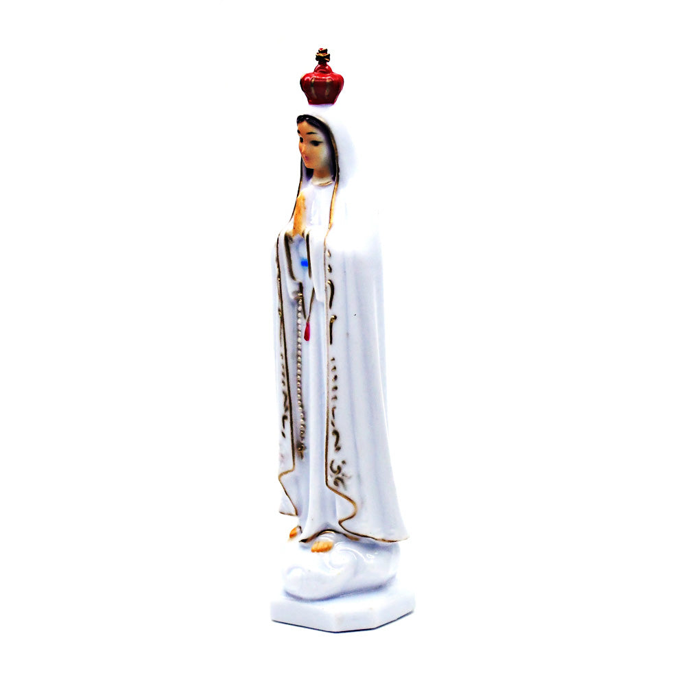 Our Lady of Fatima Statue Ornament for Home, Office & Religious Decor