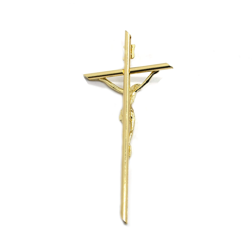 Gold Metal Cross Wall Hanging – Christian Home Decor Ornament