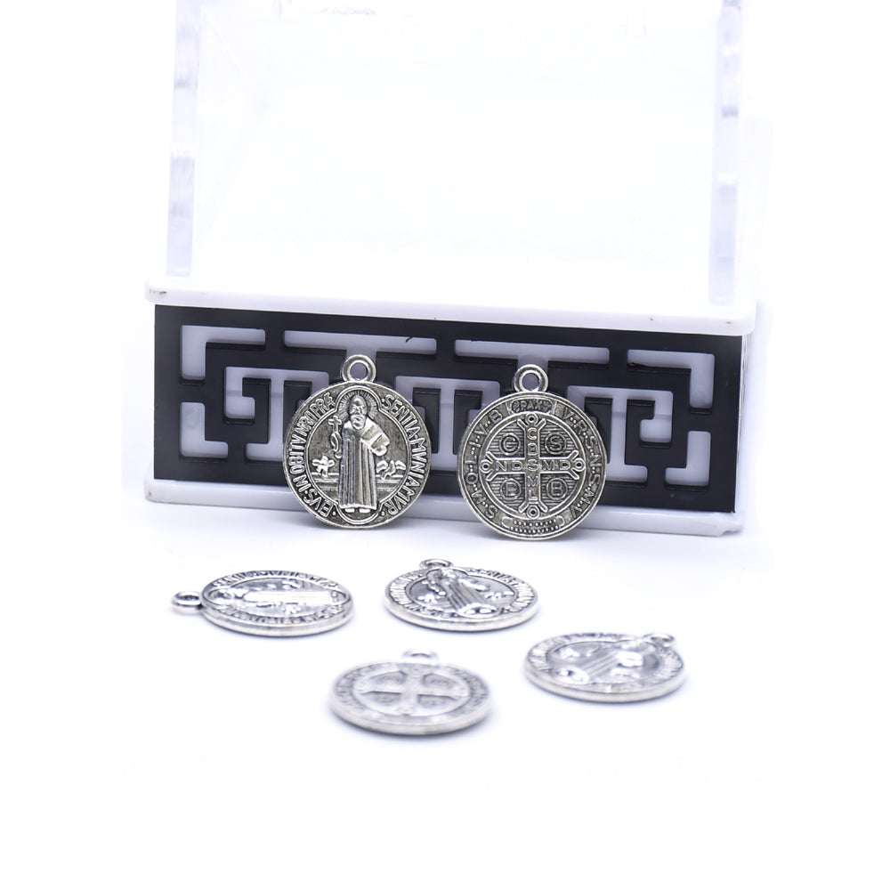 Holy Trinity Antique Silver Beads – Metal Spacer Beads for DIY Jewelry