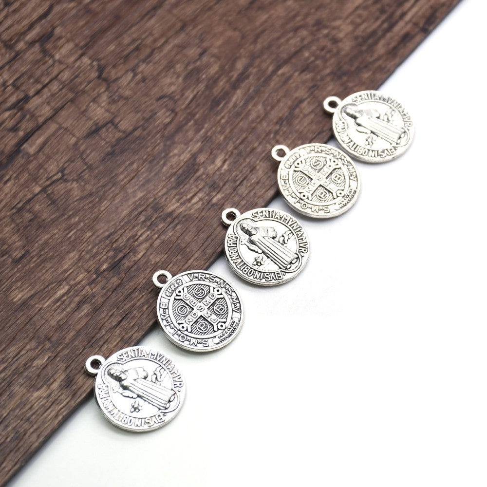 Holy Trinity Antique Silver Beads – Metal Spacer Beads for DIY Jewelry