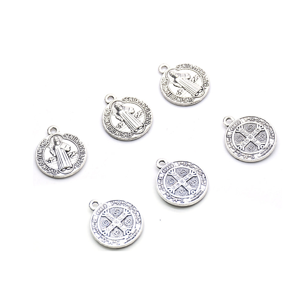 Holy Trinity Antique Silver Beads – Metal Spacer Beads for DIY Jewelry