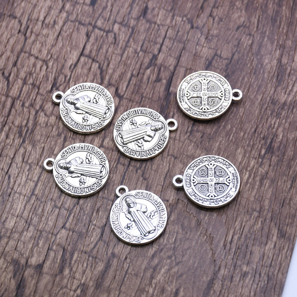 Holy Trinity Antique Silver Beads – Metal Spacer Beads for DIY Jewelry