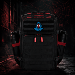 SM Hero Patch EDC Performance Backpack 35L / 45L - Black Red