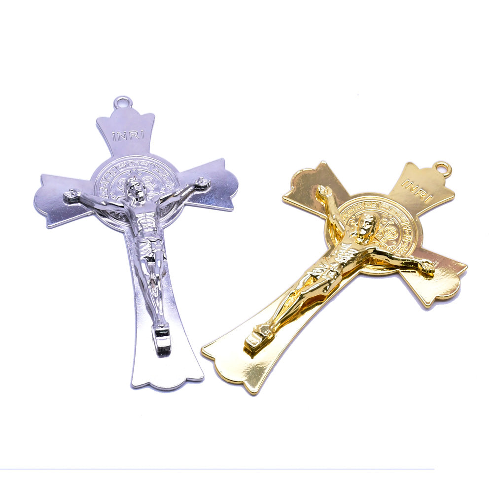 Metal Cross Outdoor Hanging Decor – Christian Garden & Home Ornament