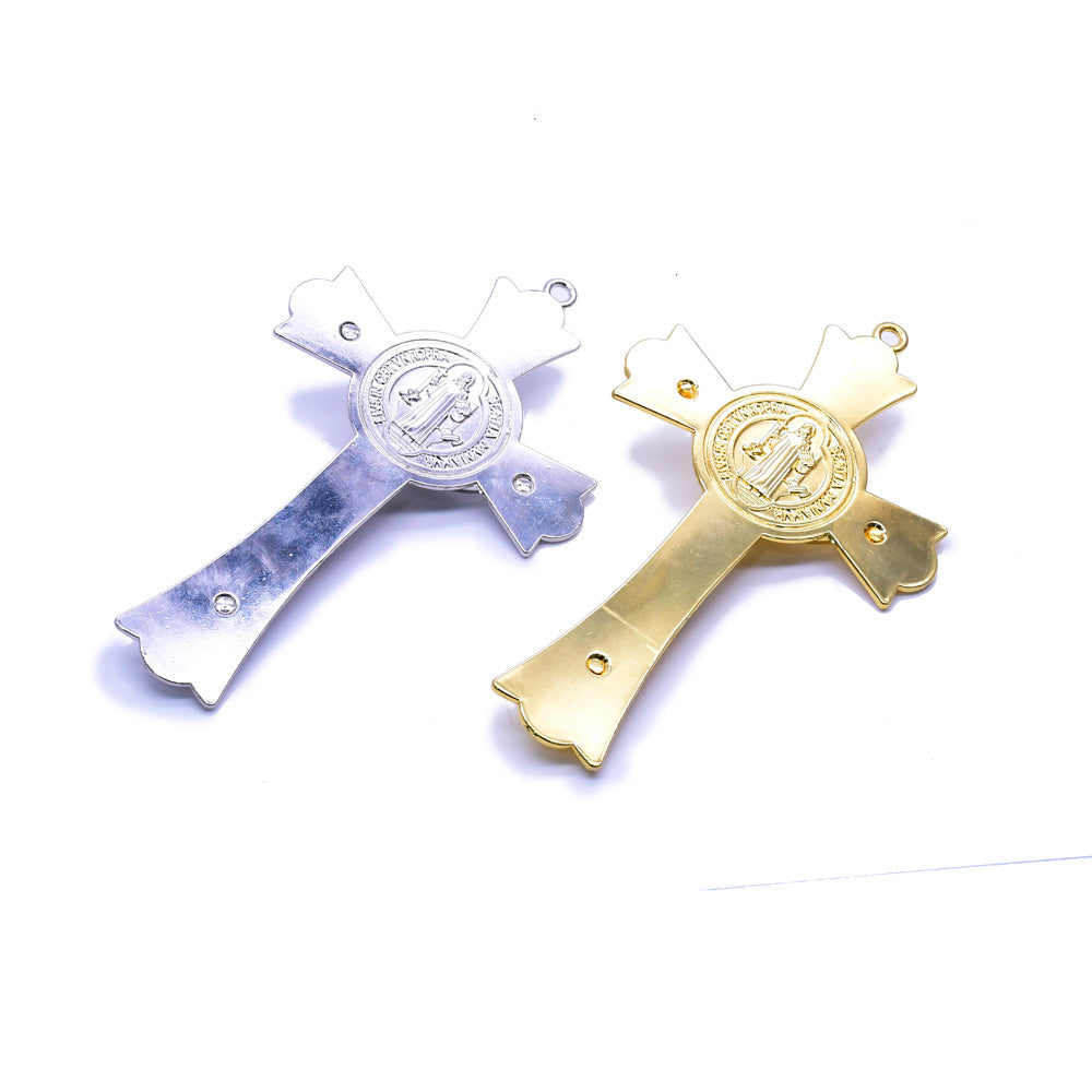 Metal Cross Outdoor Hanging Decor – Christian Garden & Home Ornament