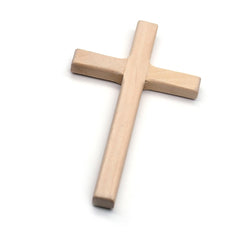 Handcrafted Wooden Cross Pendant – Christian Handheld Crucifix Gift