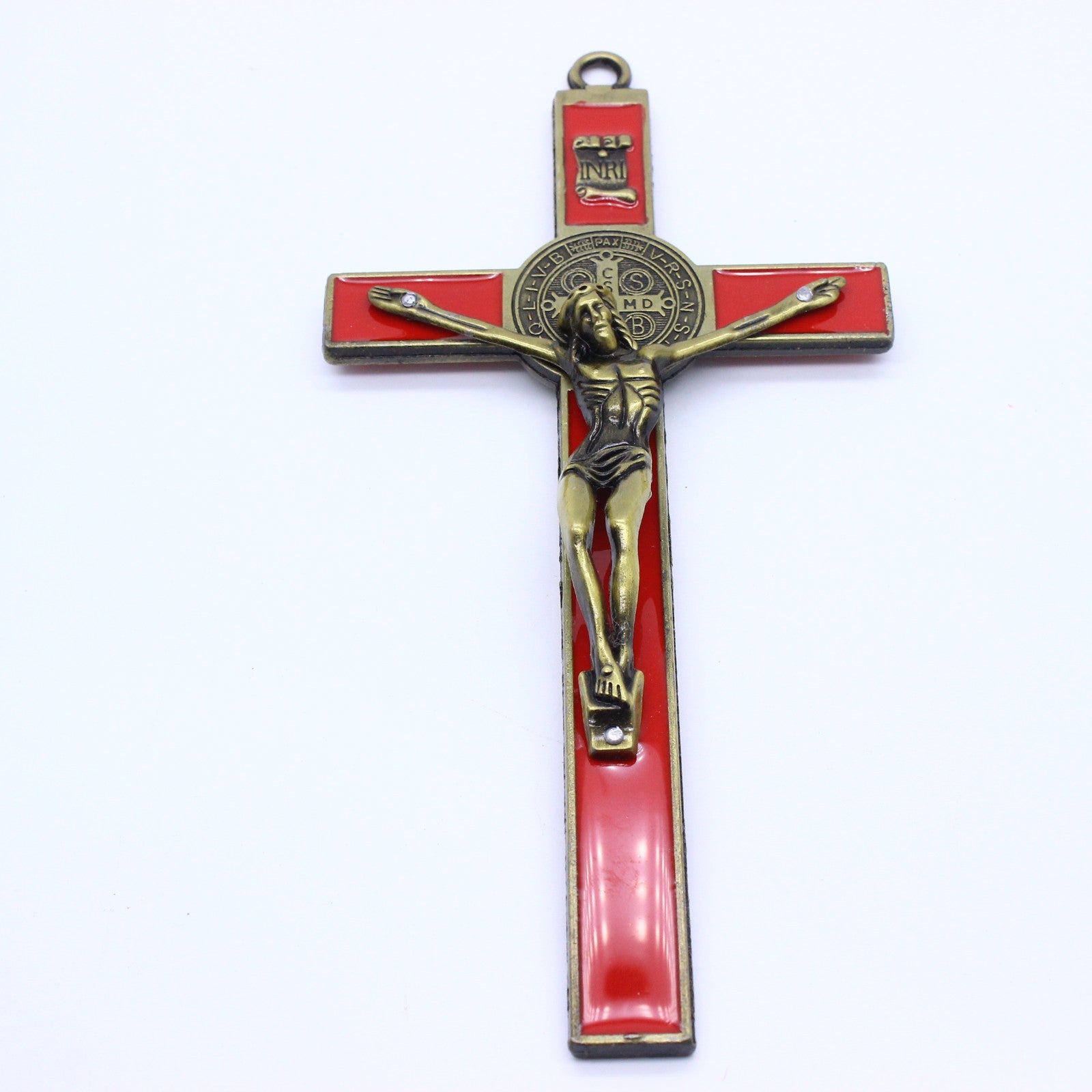 Large Metal Crucifix Cross Wall Hanging – Jesus Christian Decor