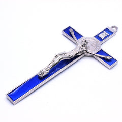 Large Metal Crucifix Cross Wall Hanging – Jesus Christian Decor