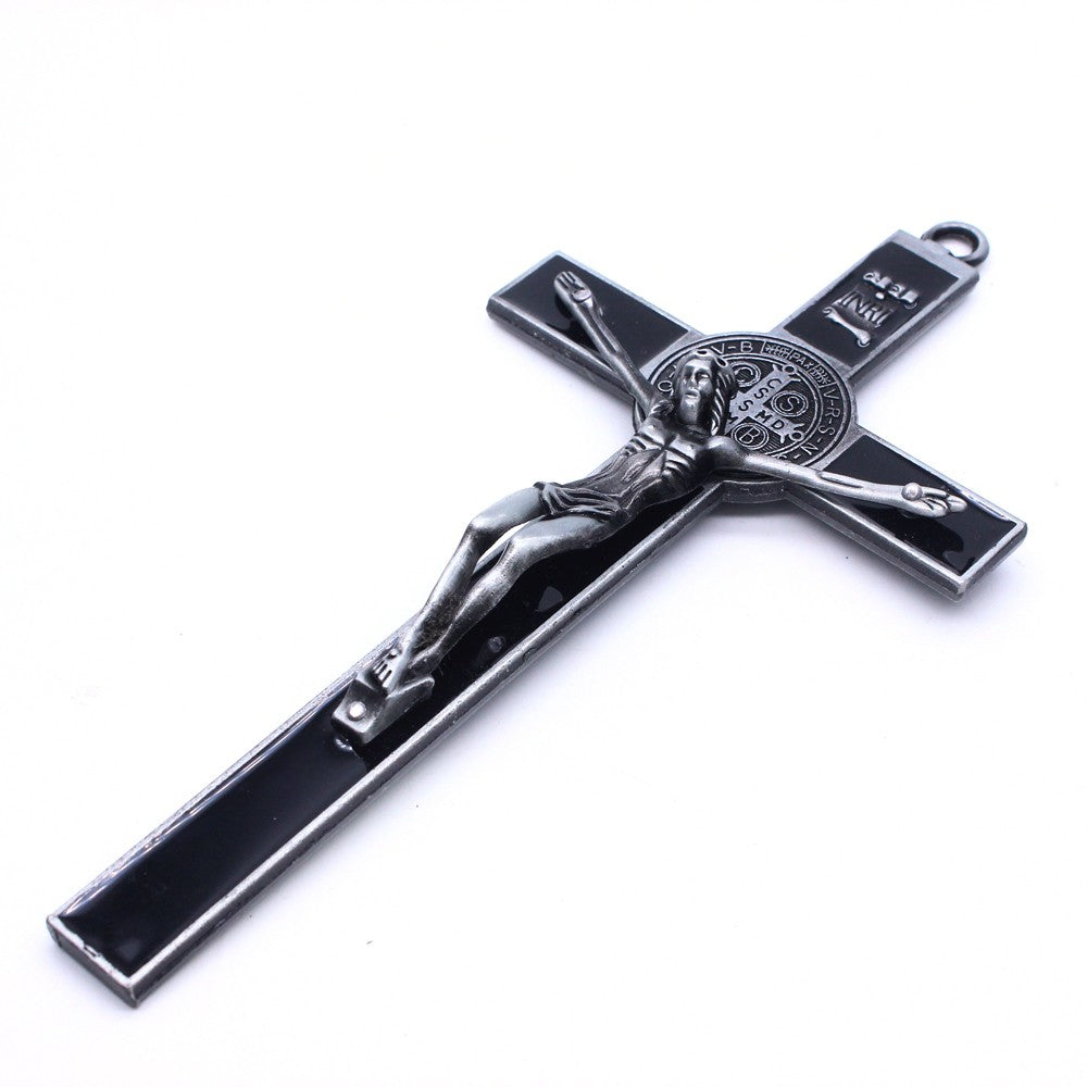 Large Metal Crucifix Cross Wall Hanging – Jesus Christian Decor