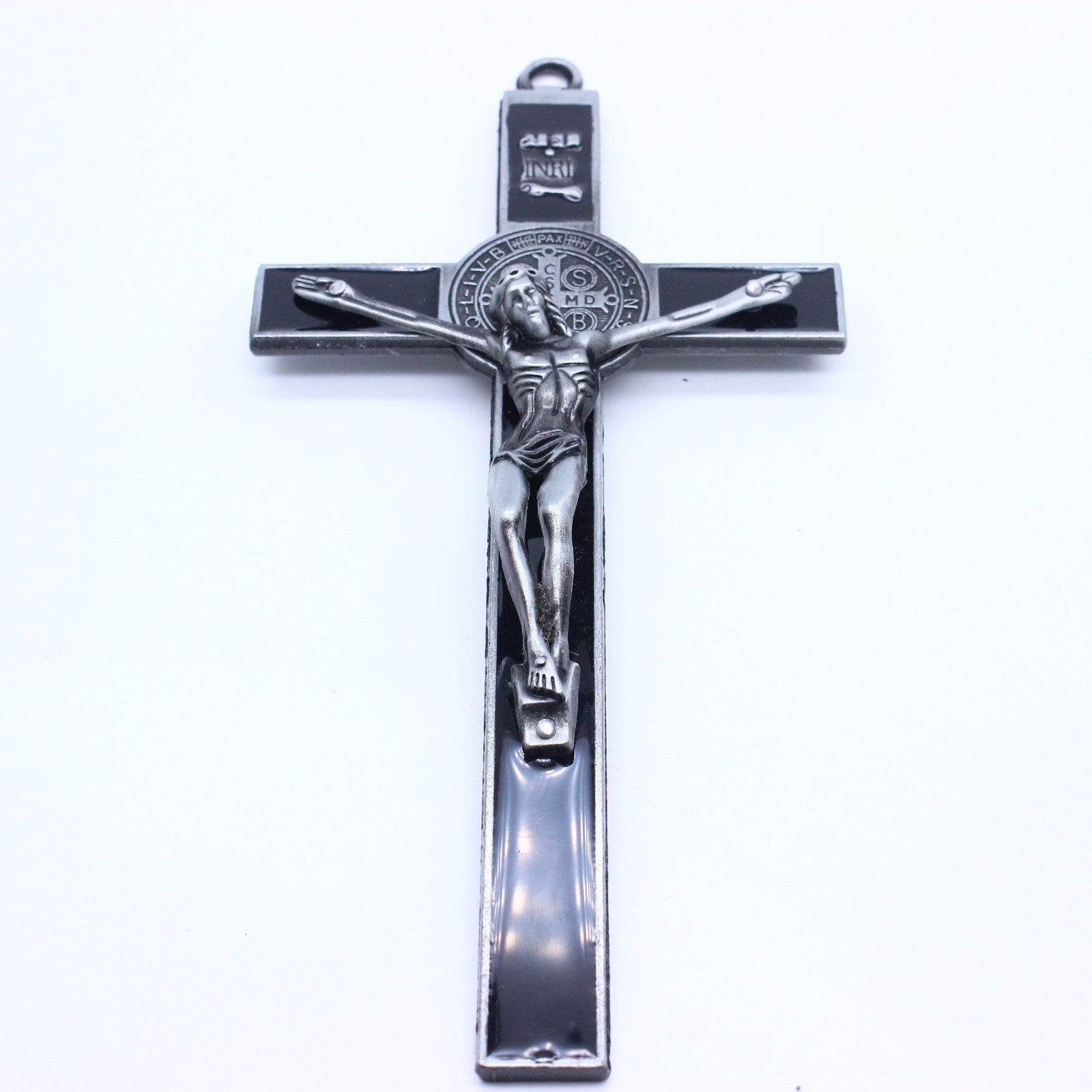 Large Metal Crucifix Cross Wall Hanging – Jesus Christian Decor