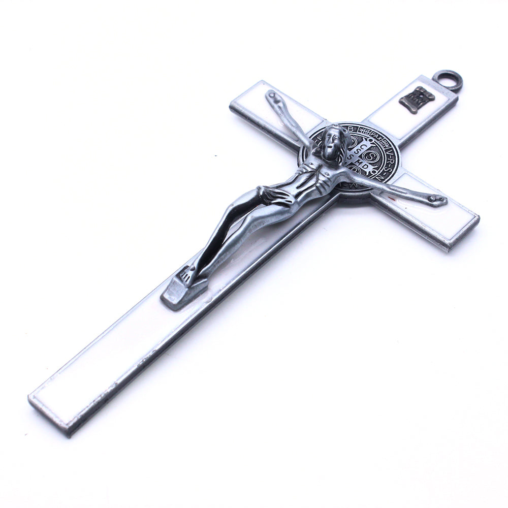 Large Metal Crucifix Cross Wall Hanging – Jesus Christian Decor