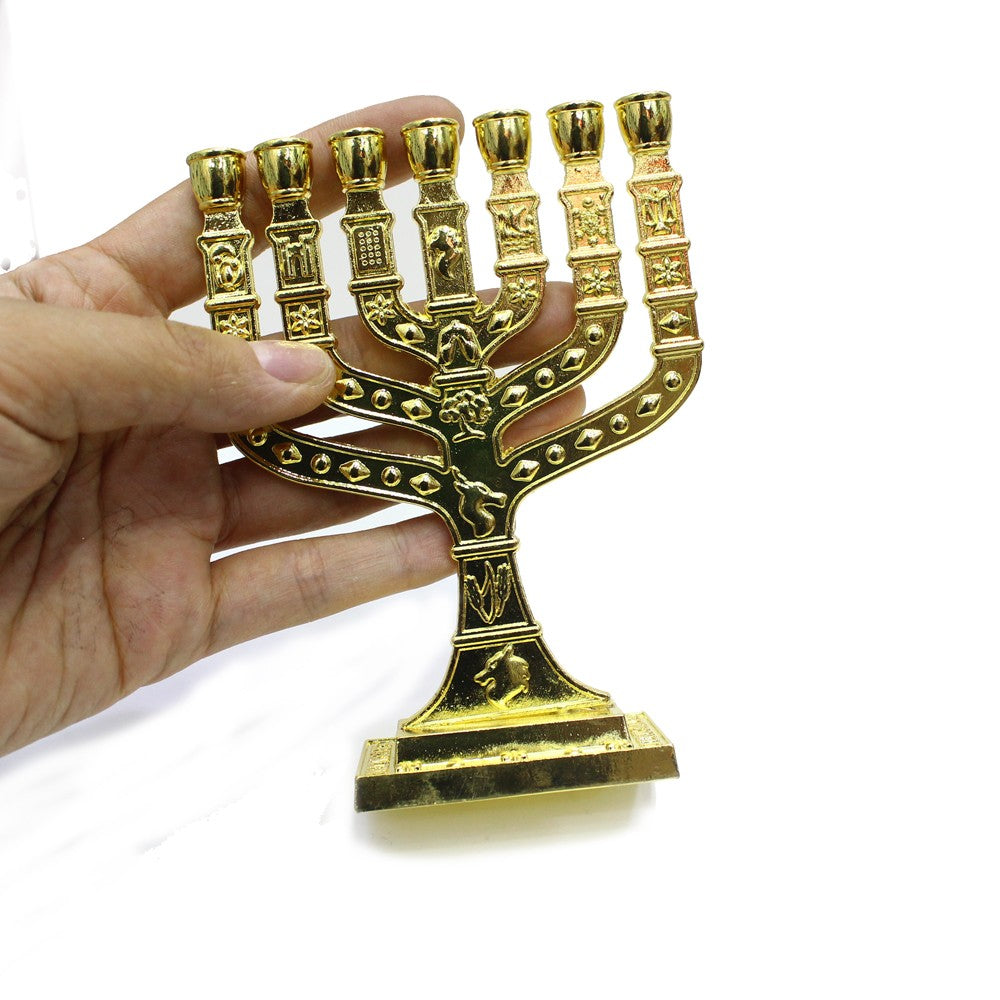 Alloy Chalice Ornament Stand for Home, Office & Religious Decor