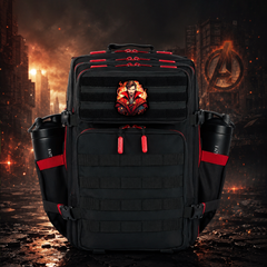 Hero Patch EDC Performance Backpack 35L / 45L - Black Red