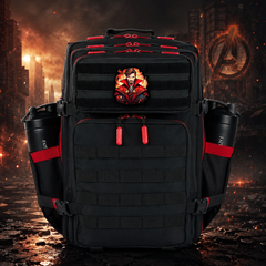 Hero Patch EDC Performance Backpack 35L / 45L - Black Red