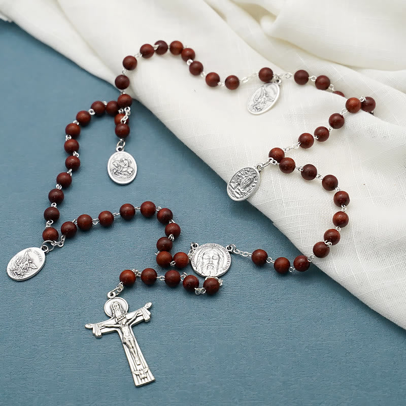 Classic Iconostasis Handmade Olive Wood Rosary