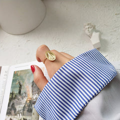 S925 Sterling Silver Miraculous Mary Bless Protection Ring