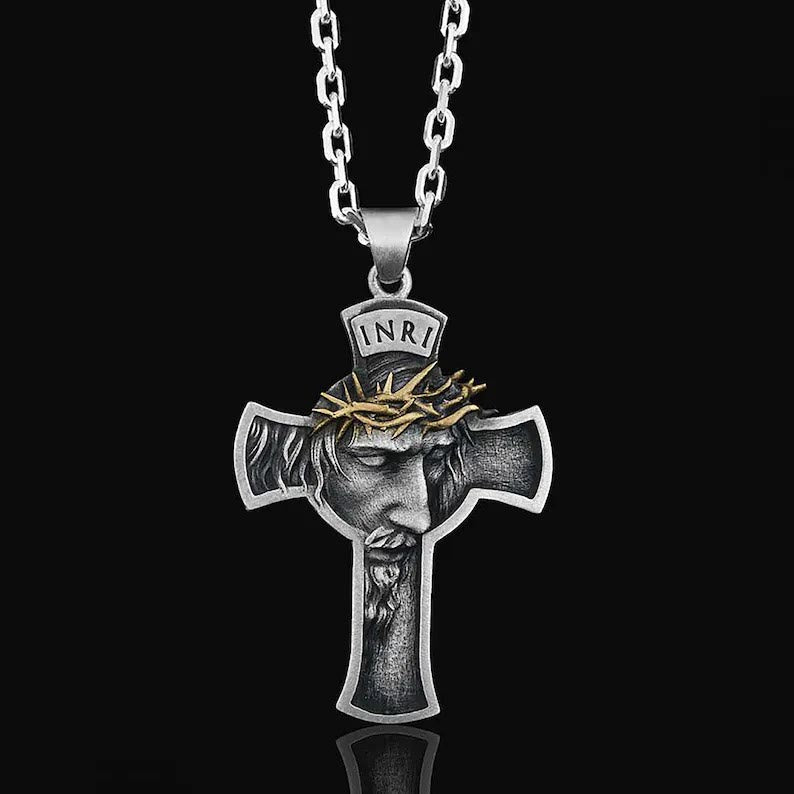 Jesus Cross Jewelry Necklace