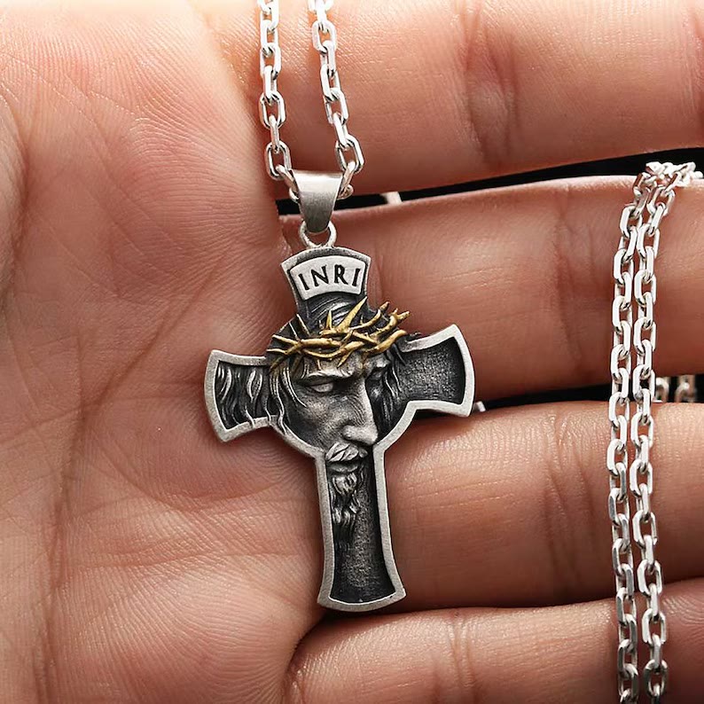 Jesus Cross Jewelry Necklace