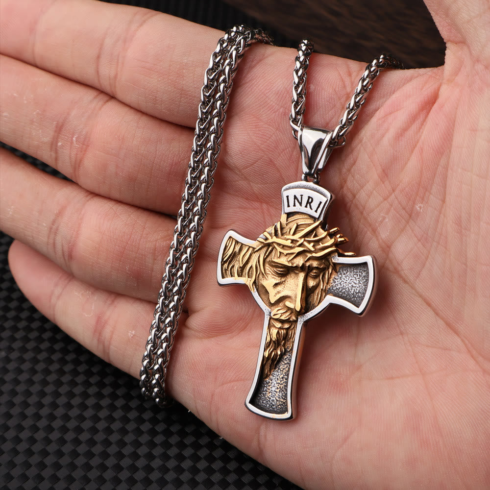 Jesus Cross Jewelry Necklace