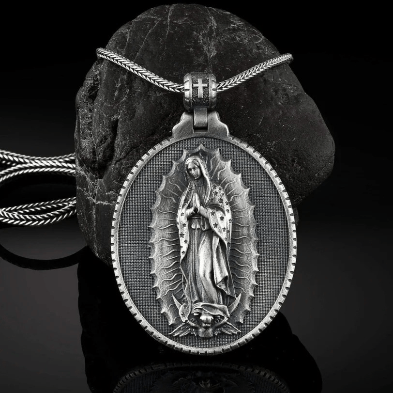 Our Lady of Guadalupe Virgin Mary Necklace
