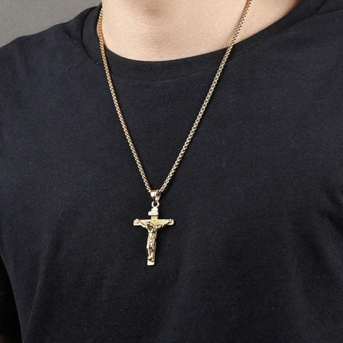 Christ Jewelry Crucifix Pendant Charm Necklace