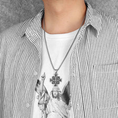 Saint Benedict Cross Pendant Necklace – Protection & Faith