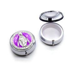 Catholic Rosary Gift Box – Elegant Metal Storage Case