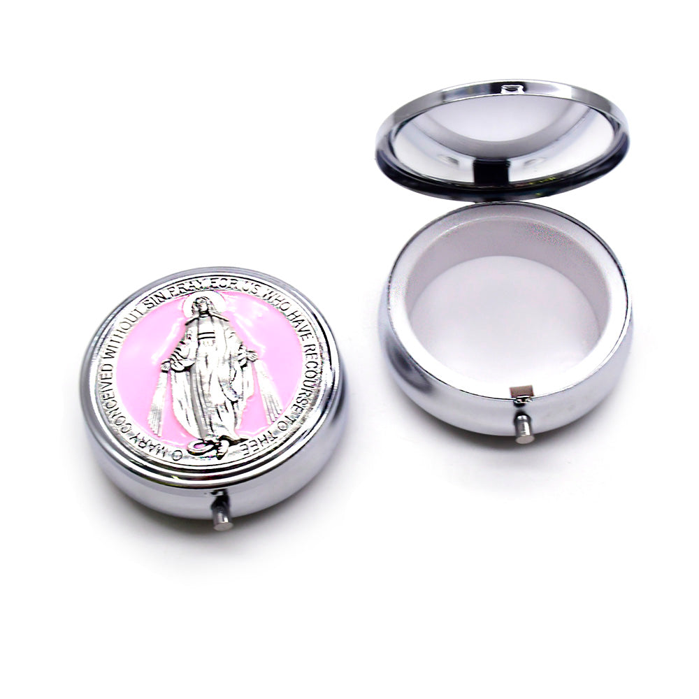 Catholic Rosary Gift Box – Elegant Metal Storage Case