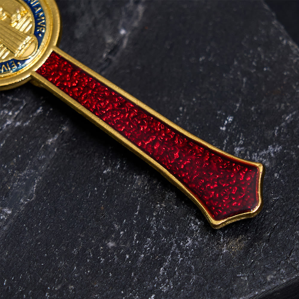 Classic Style Red/Blue Crafted Crucifix Big Size Pendant Necklace(5 color)