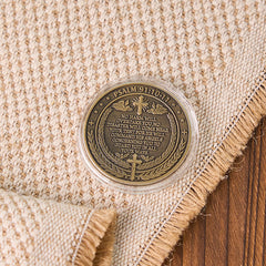 Classic Style the Archangel Michael Watch Over Us Protection Strengthen Connection Coin